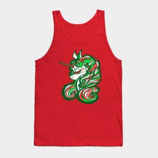 Holly Jolly Unicorn Tank Top